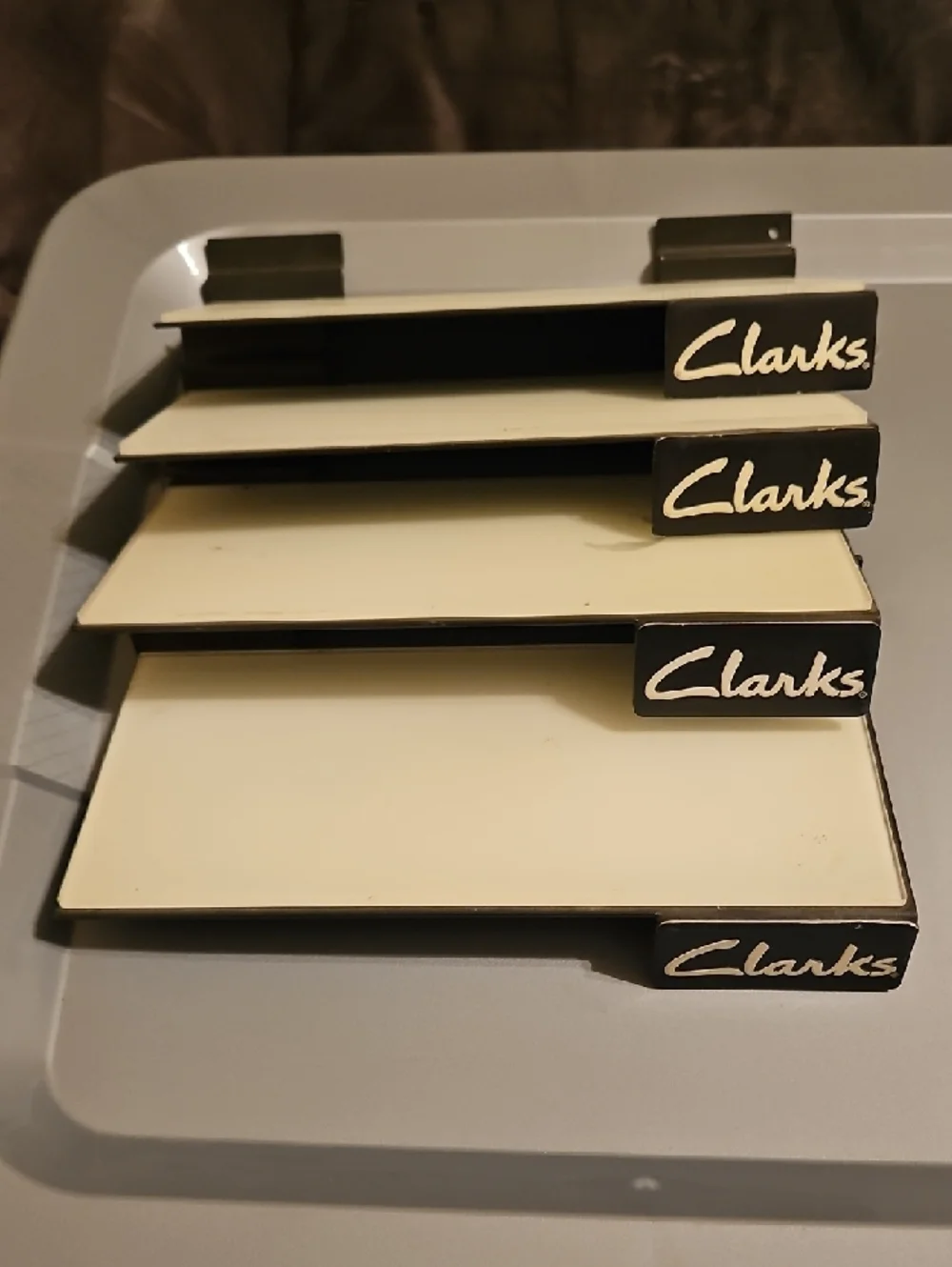 Clarks Shoe Wall Slats Set of 4